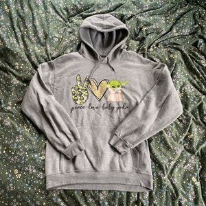 SOLD ON DEPOP Baby Yoda Hoodie